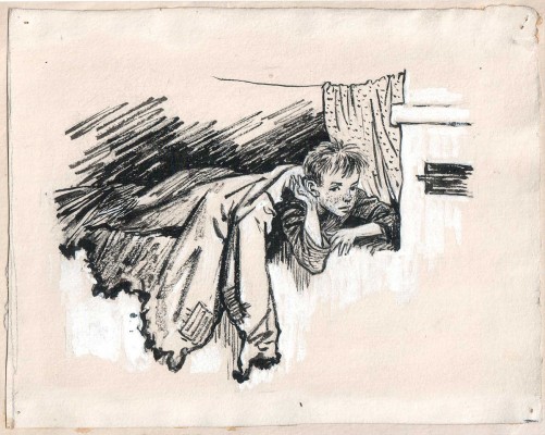 Ермолаев Адриан Михайлович. Иллюстрация к т. 4 Собрания сочинений А. П. Гайдара
